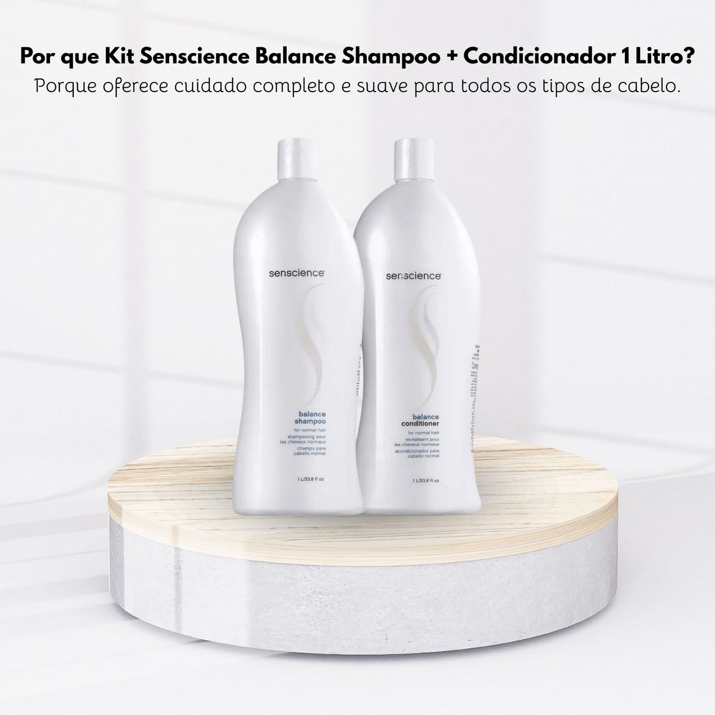 Kit Senscience Balance Shampoo + Condicionador 1 Litro