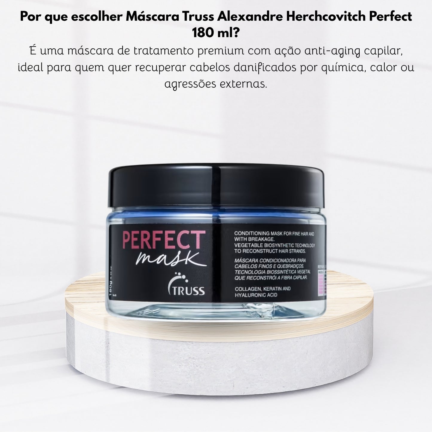 Máscara Truss Alexandre Herchcovitch Perfect 180 ml