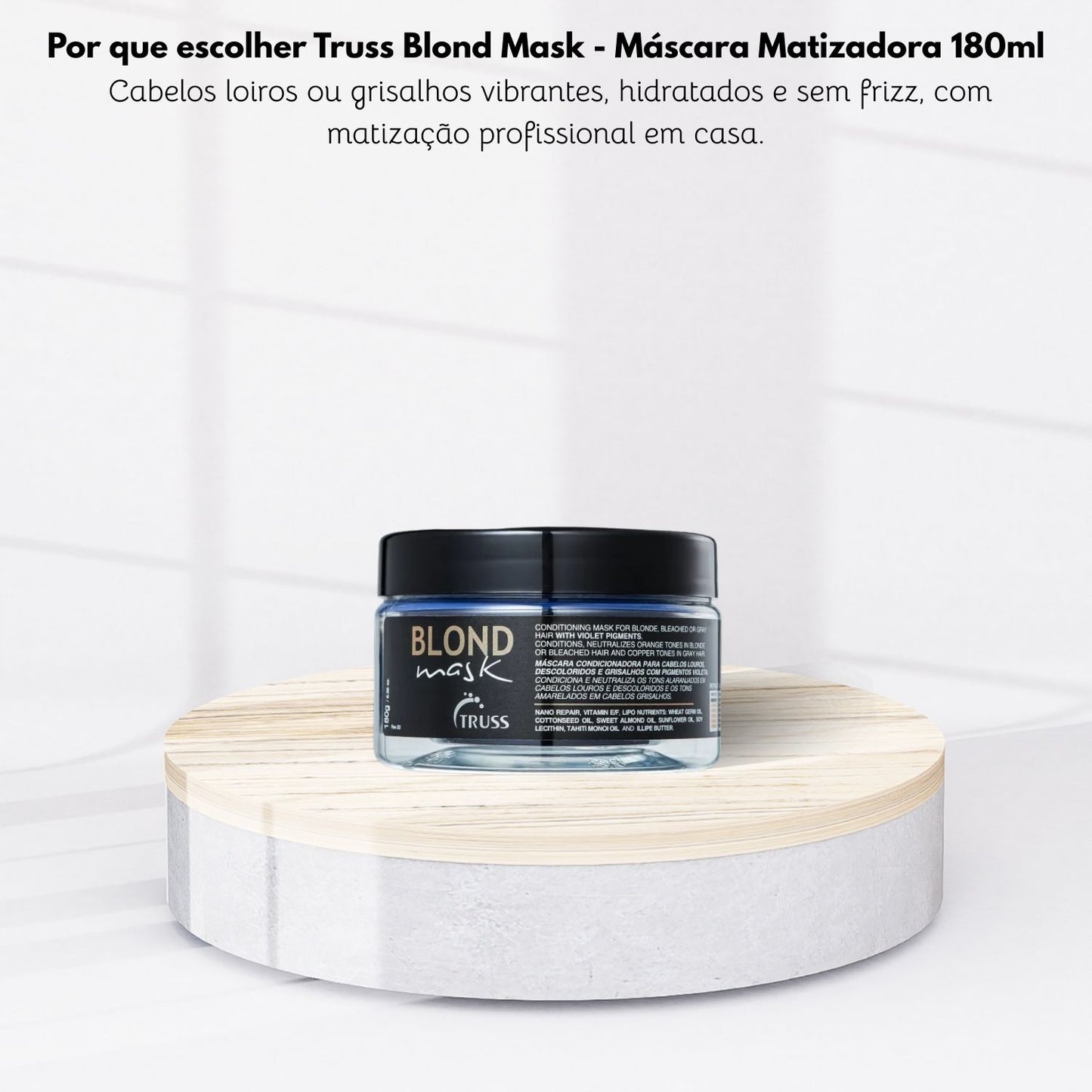 Máscara Matizadora Truss Blond Mask 180 ml