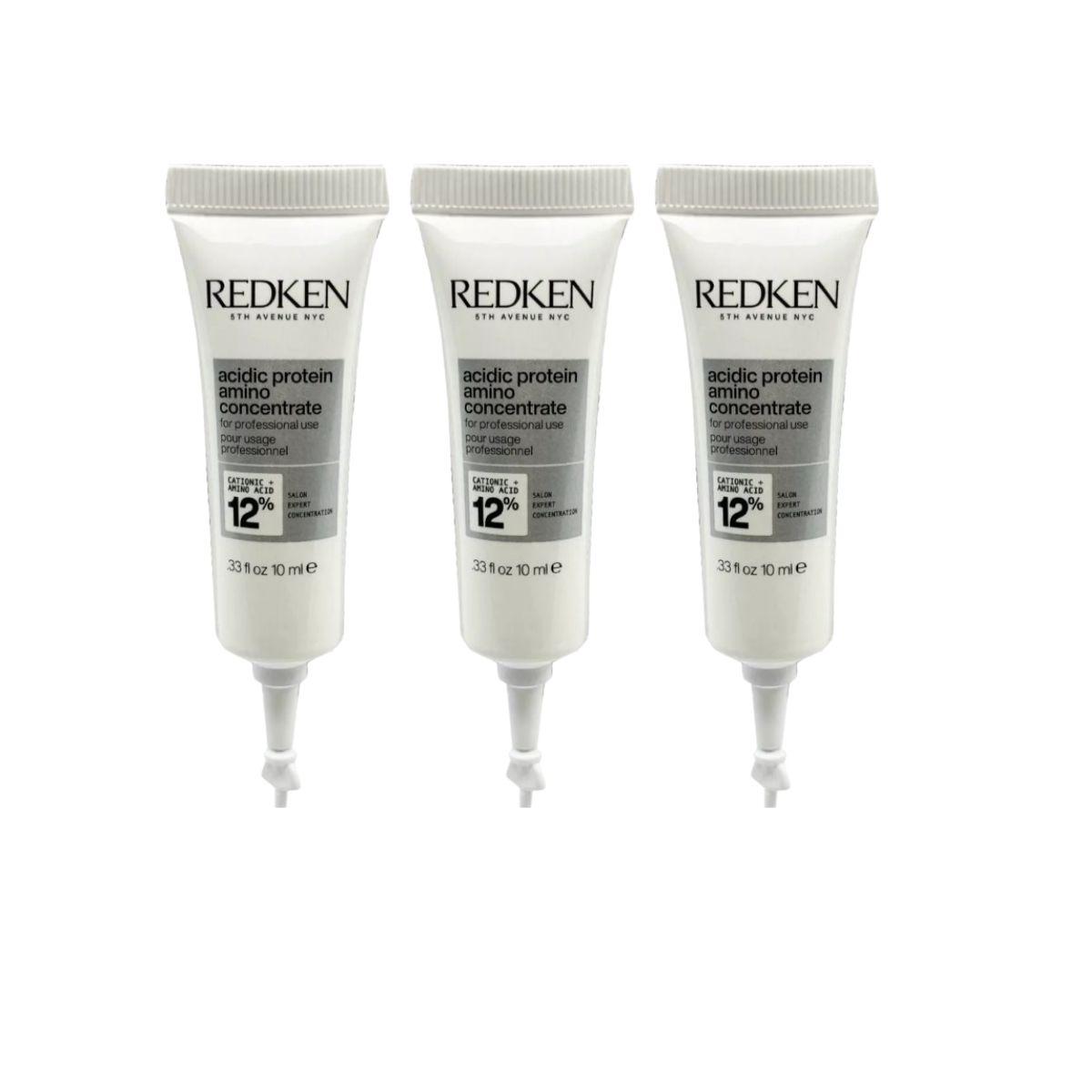 Kit Redken Acidic Protein 12% 3 Amino Concentrate 10 ml