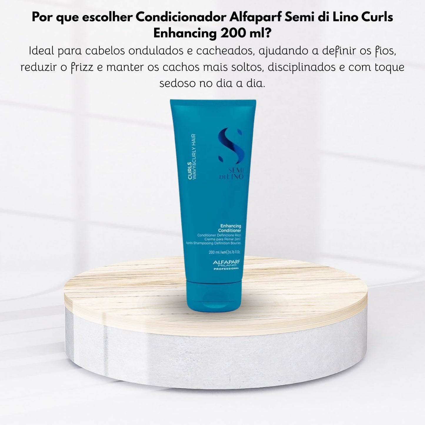 Condicionador Alfaparf Semi di Lino Curls Enhancing 200 ml