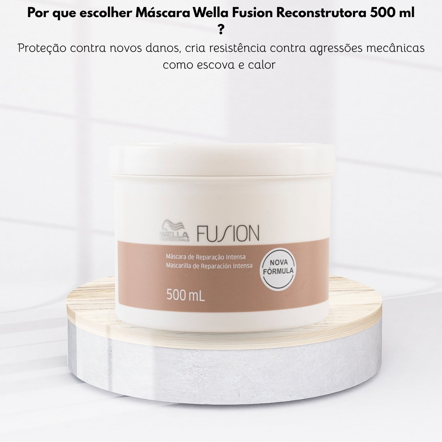 Máscara Wella Fusion Reconstrutora 500 ml