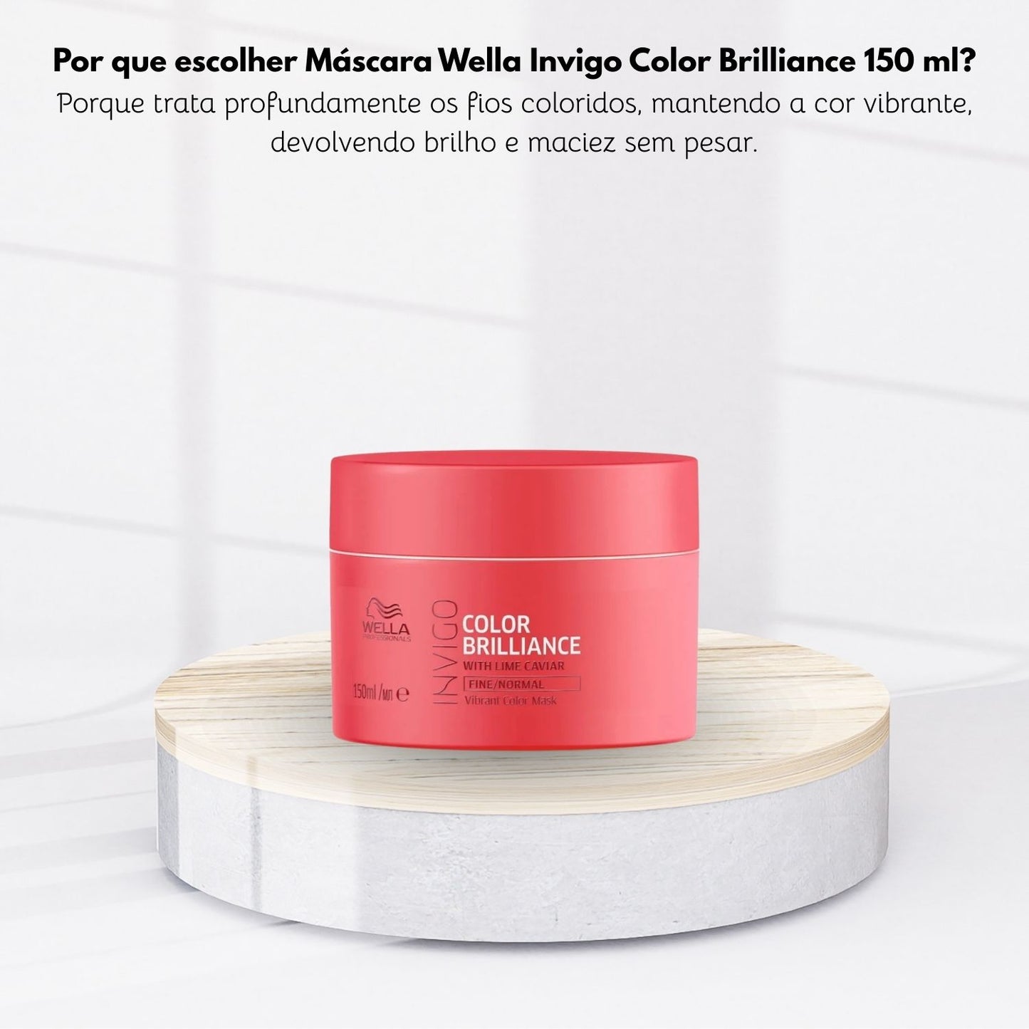 Máscara Wella Invigo Color Brilliance 150 ml