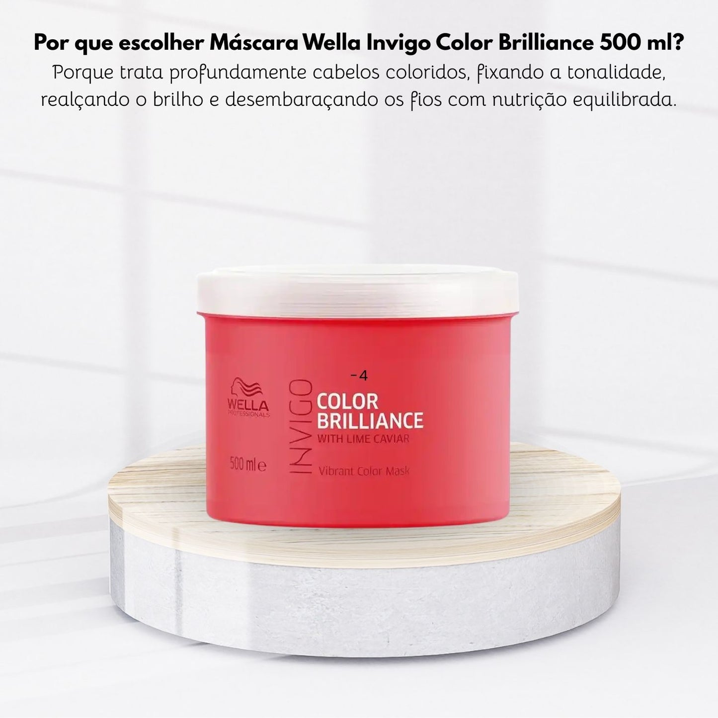Máscara Wella Invigo Color Brilliance 500 ml
