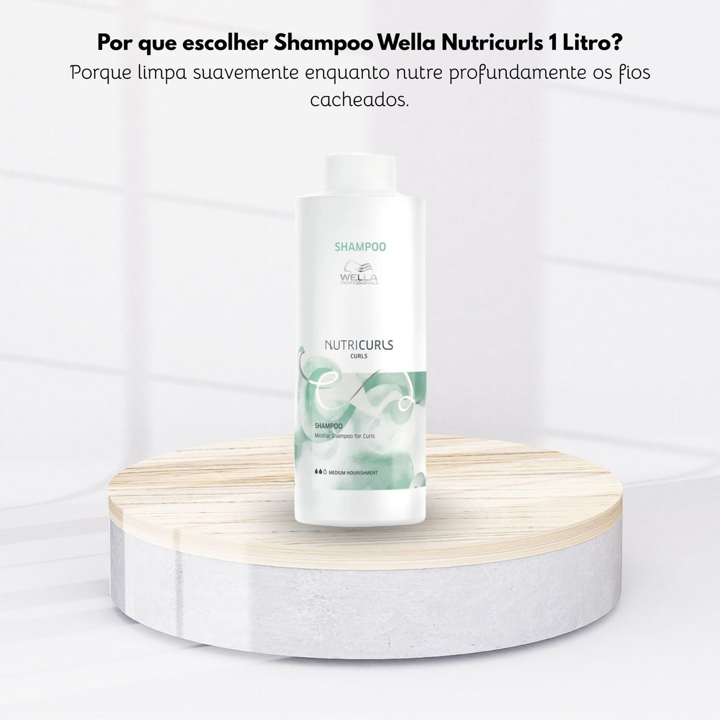 Shampoo Wella Nutricurls 1 Litro
