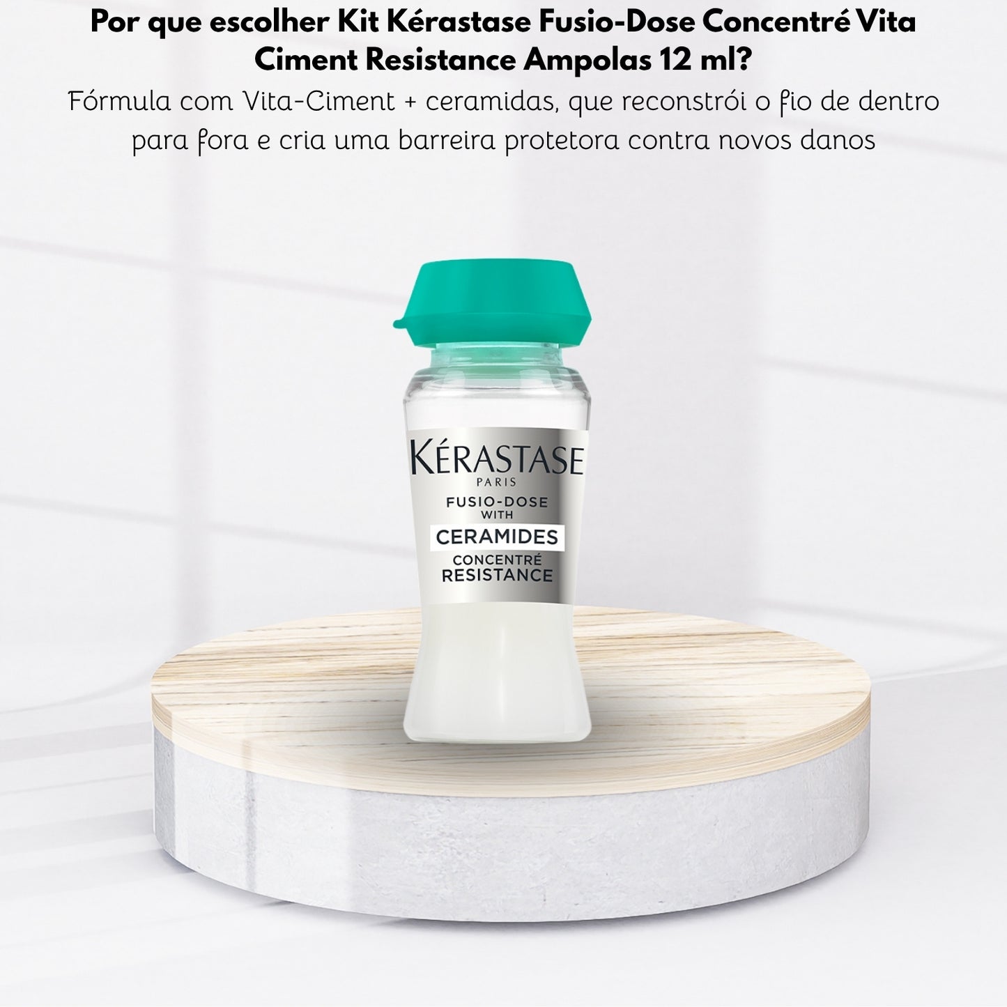 Ampola Kérastase Fusio-Dose Concentré Vita Ciment Résistance 12 ml