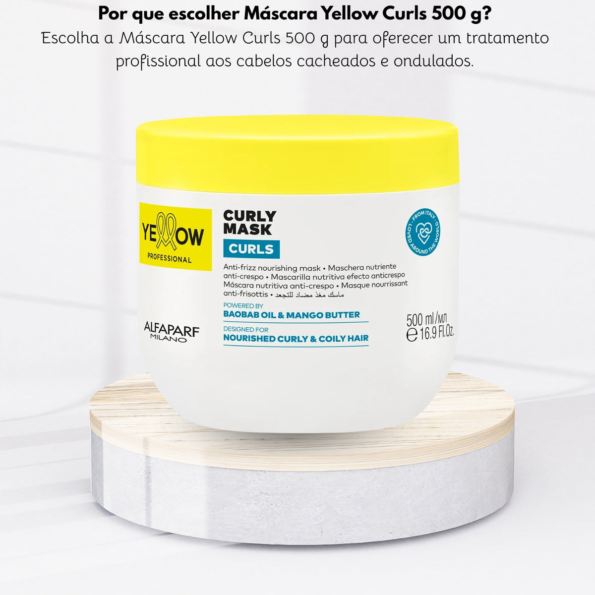 Máscara Yellow Curls 500 g