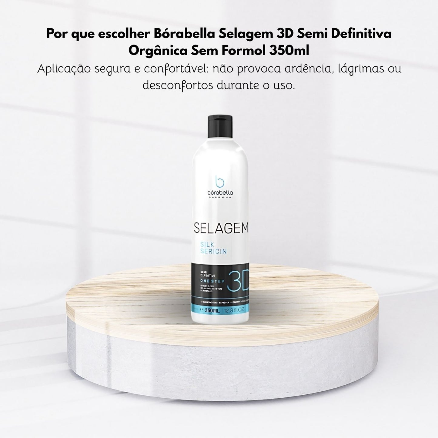 Progressiva Bórabella Selagem 3D Semi Definitiva Orgânica Sem Formol 350 ml