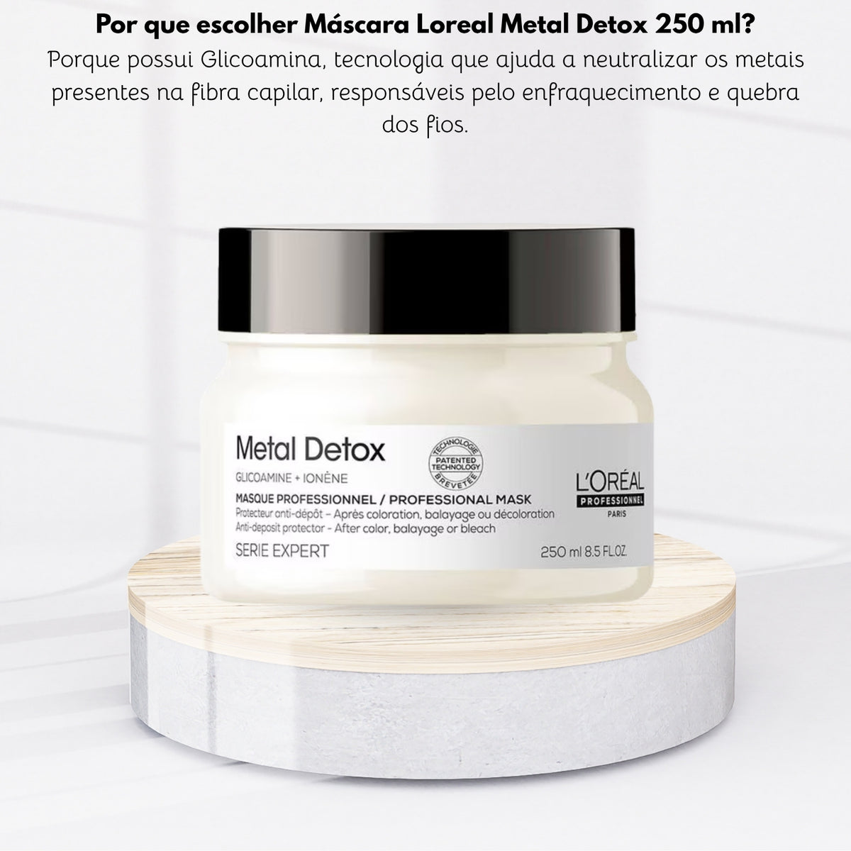 Máscara Loreal Metal Detox 250 ml