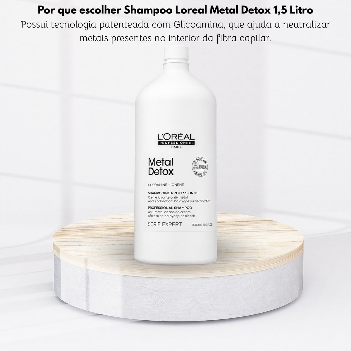 Shampoo Loreal Metal Detox 1,5 Litro