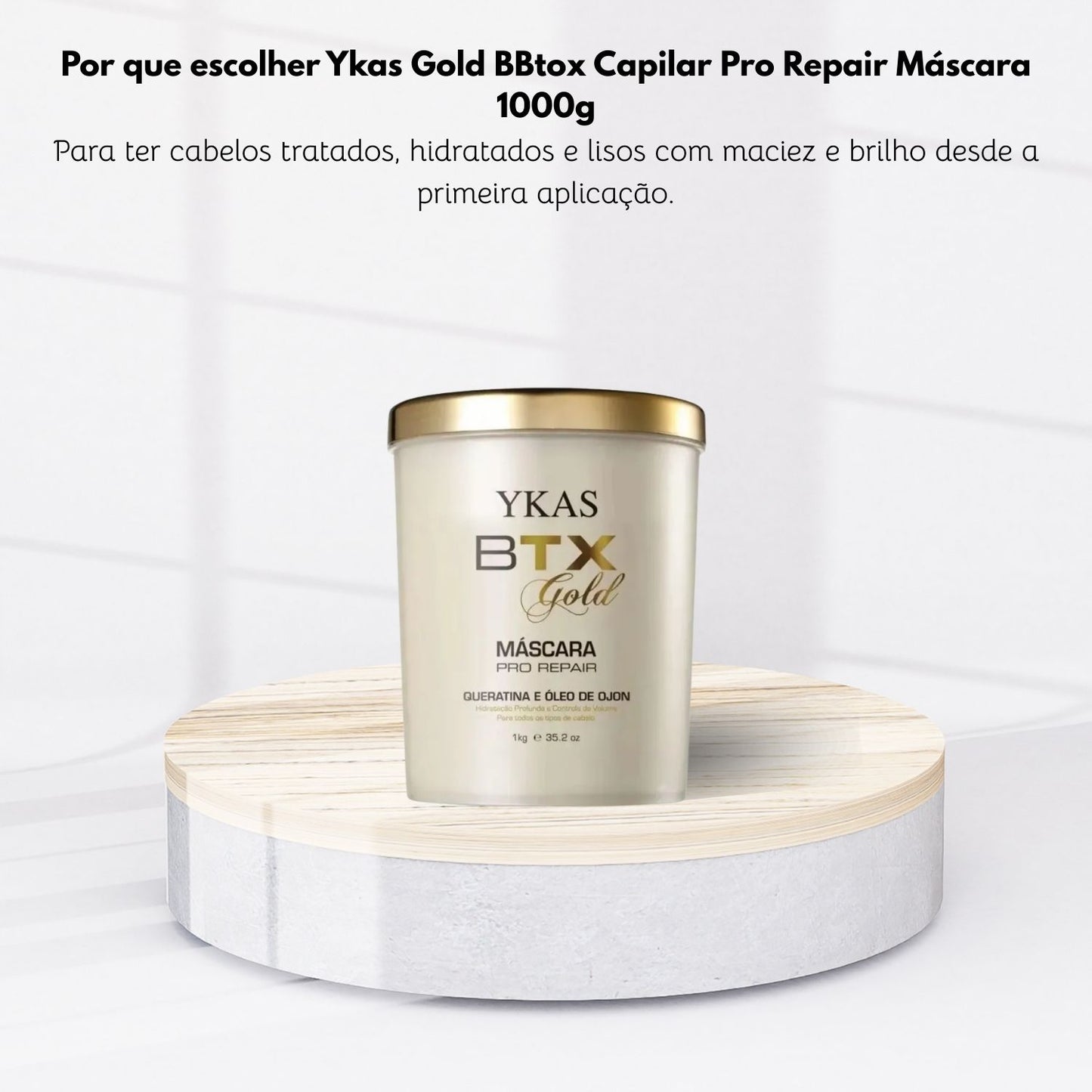 Botox Capilar Capilar Ykas Gold BBtox Capilar Pro Repair Máscara 1000 g