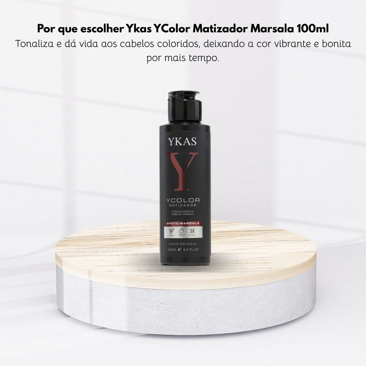 Máscara Ykas YColor Matizador Marsala 100 ml