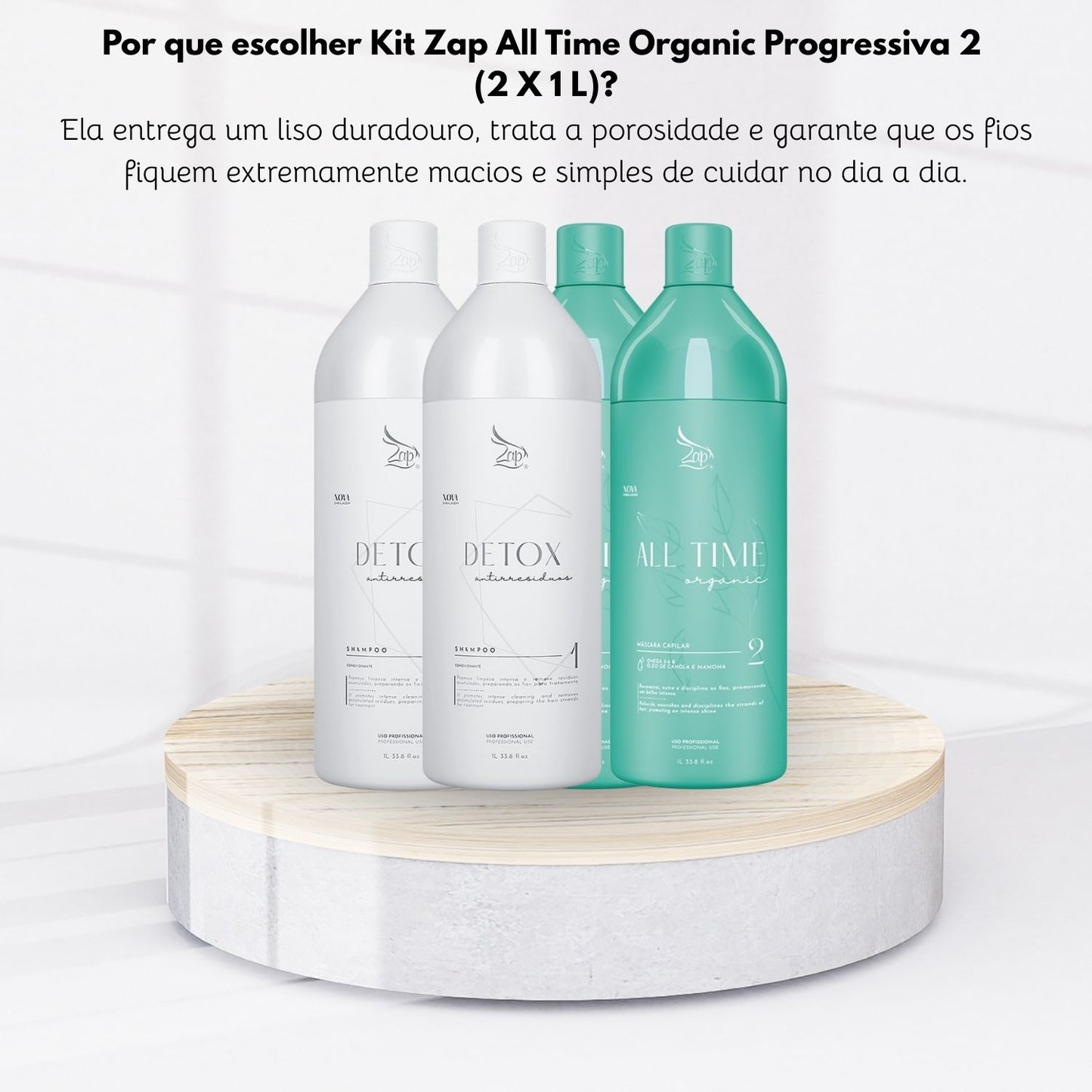 Kit Zap All Time Organic Progressiva 2 (2 X 1 Litro)