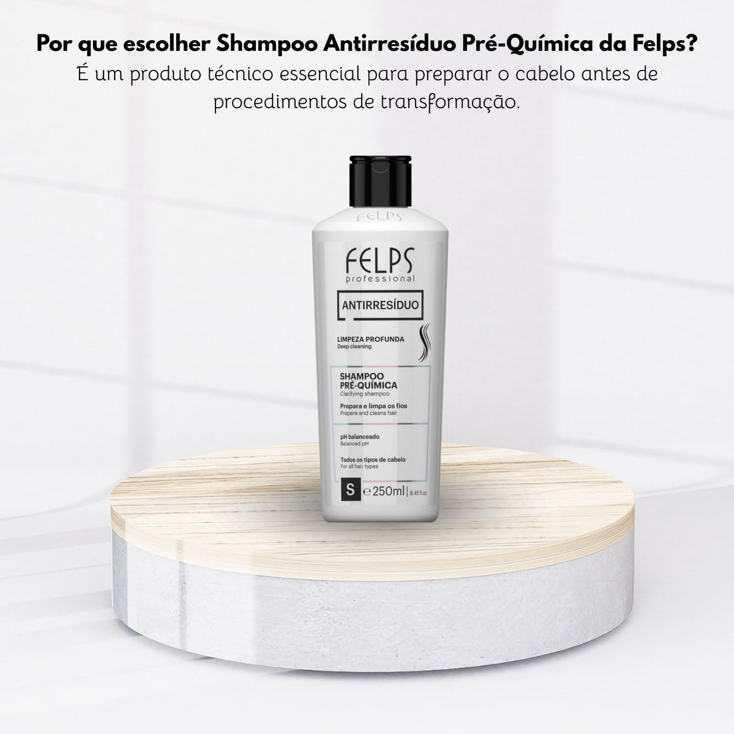 Shampoo Antirresíduo Felps 250 ml