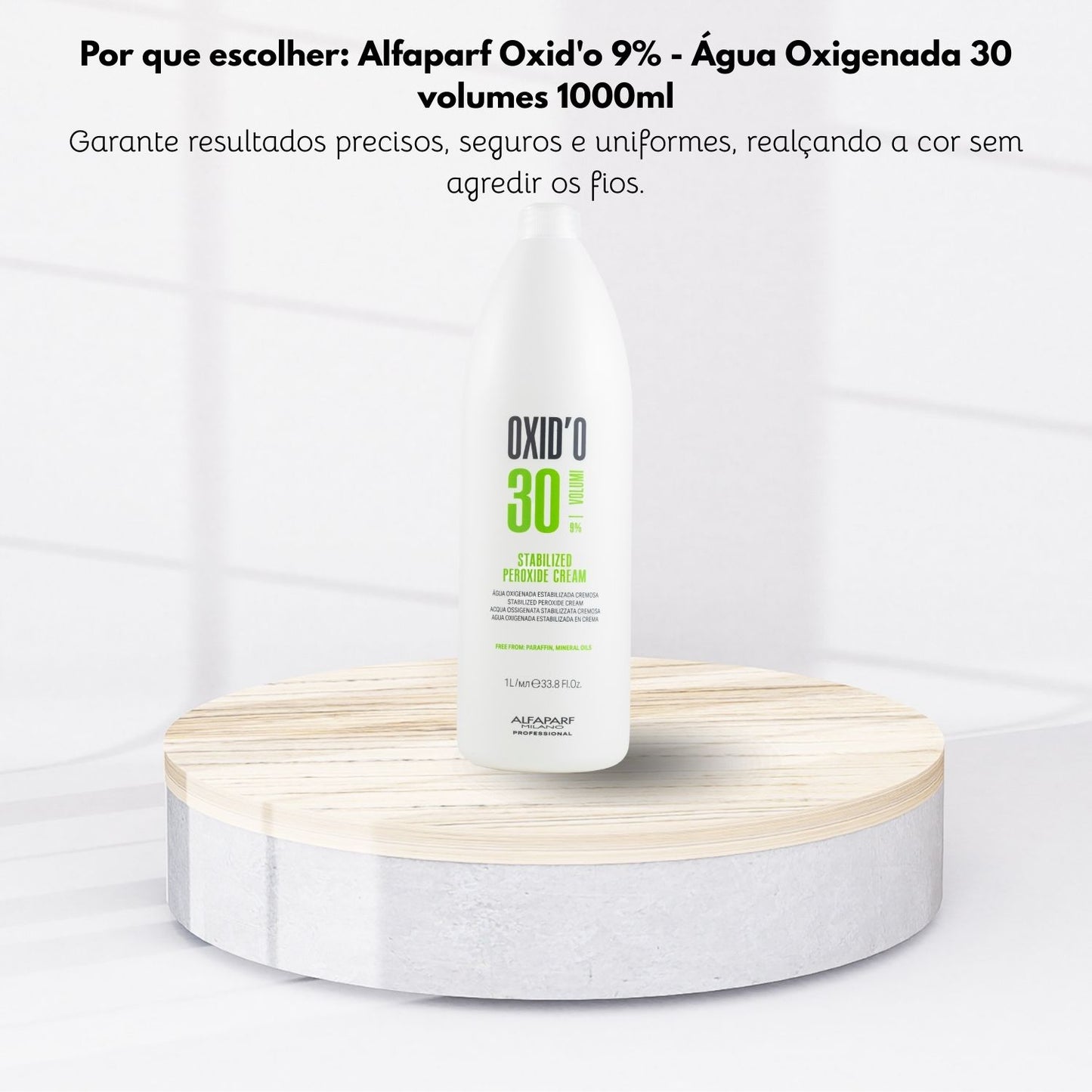 Agua Oxigenada Alfaparf Oxid'o 9% 30 volumes 1 Litro