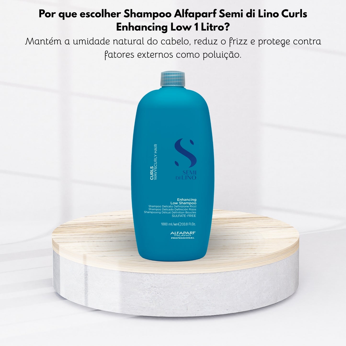 Shampoo Alfaparf Semi di Lino Curls Enhancing Low 1 Litro