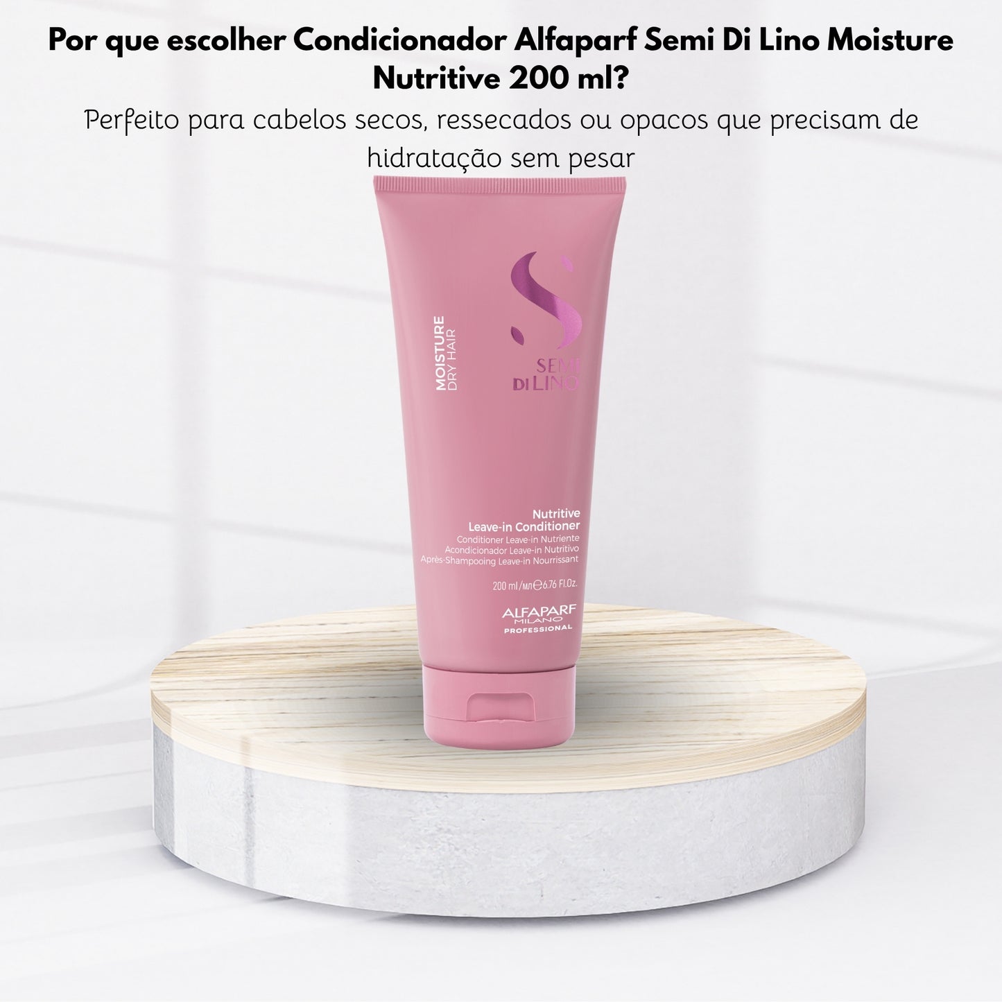 Condicionador Alfaparf Semi Di Lino Moisture Nutritive 200 ml