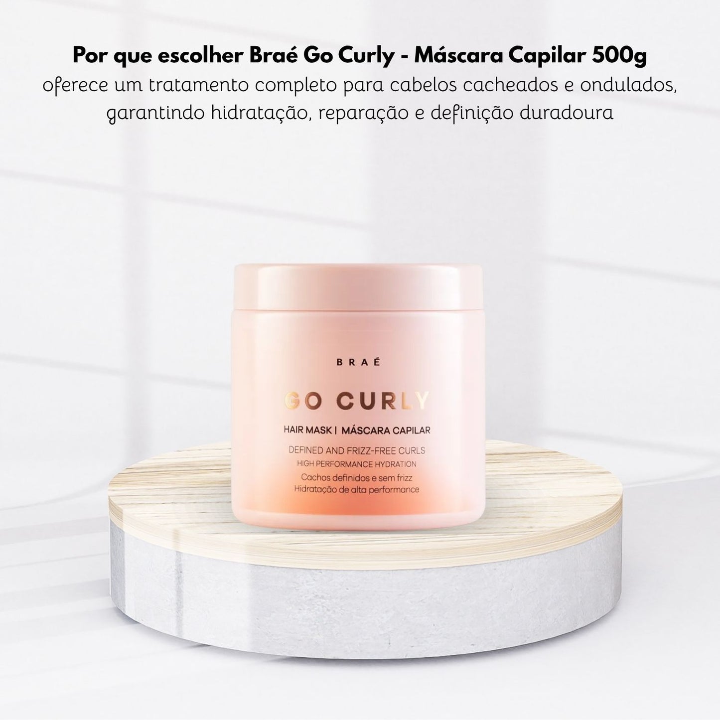 Máscara Braé Go Curly 500 g