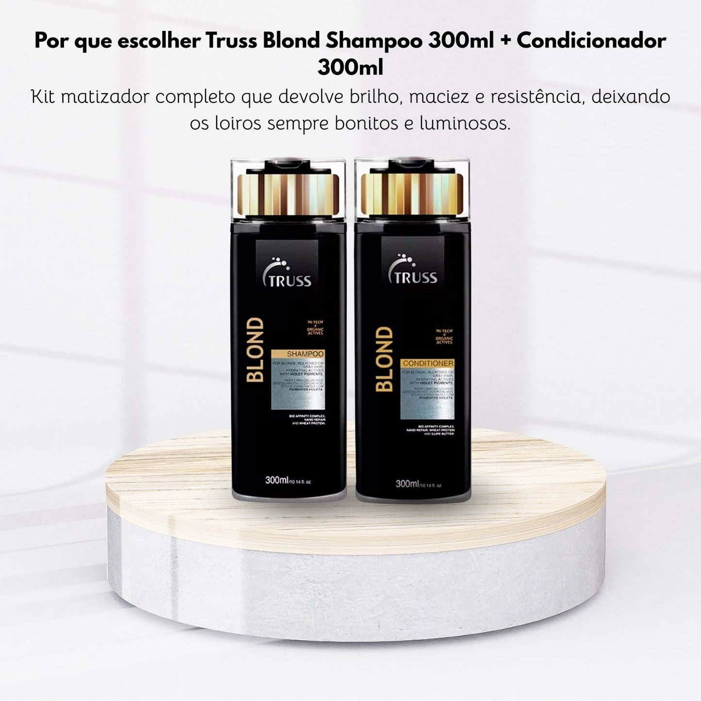 Kit Truss Blond Shampoo 300 ml + Condicionador 300 ml