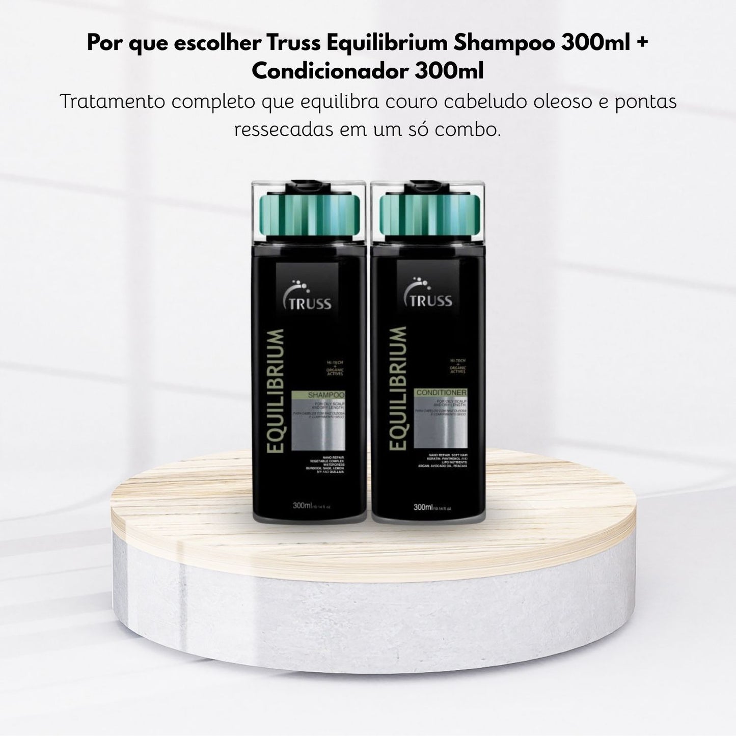 Kit Truss Equilibrium Shampoo 300 ml + Condicionador 300 ml