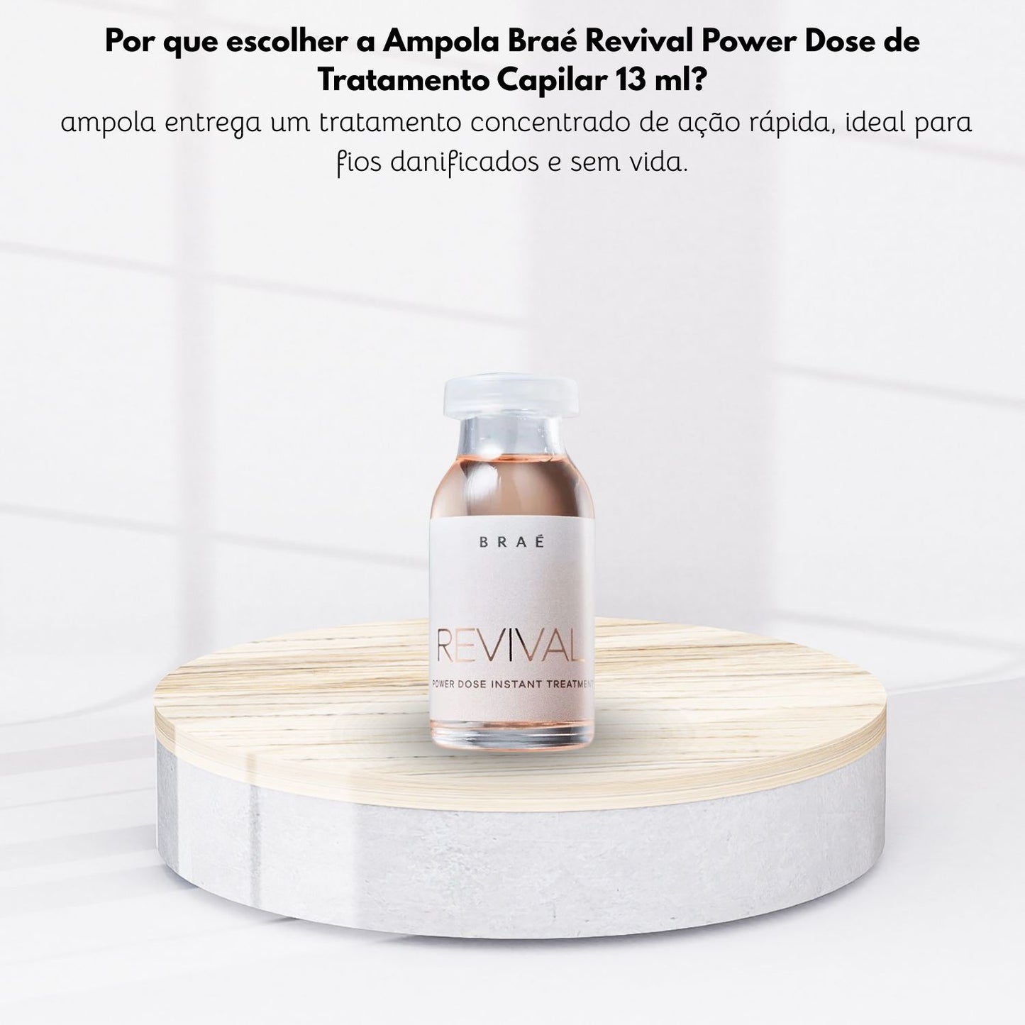 Ampola Braé Revival Power Dose de Tratamento Capilar 13 ml