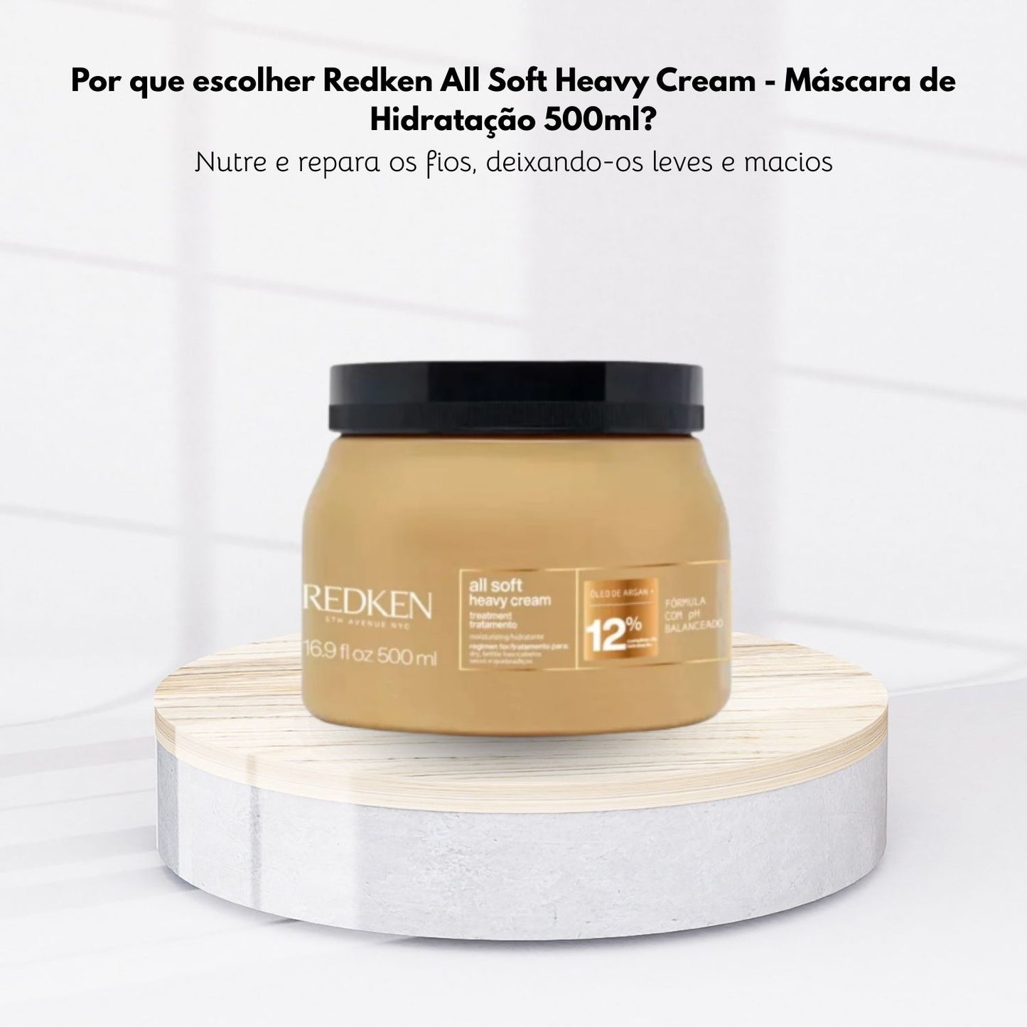 Máscara Redken All Soft Heavy Cream de Máscara de Hidratação 500 ml