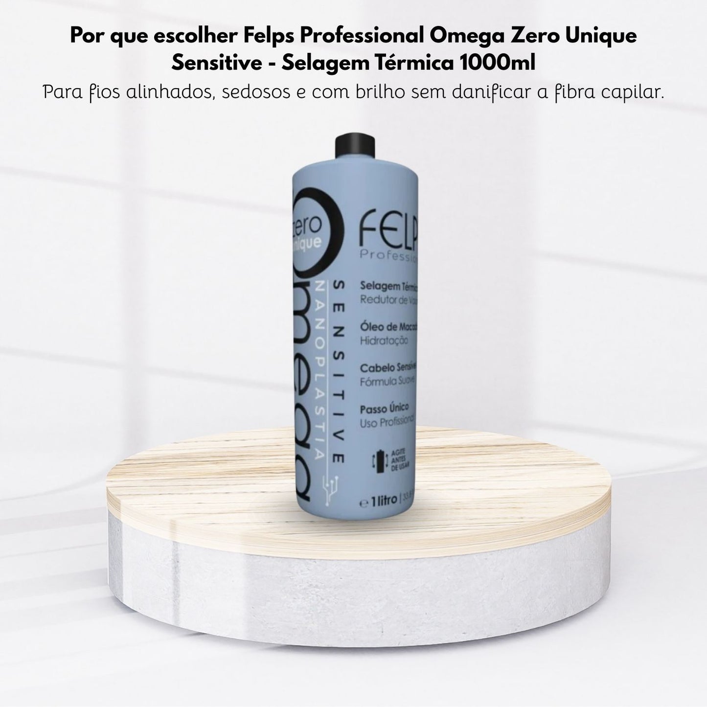 Progressiva Felps Omega Zero Unique Sensitive Selagem Térmica 1 Litro