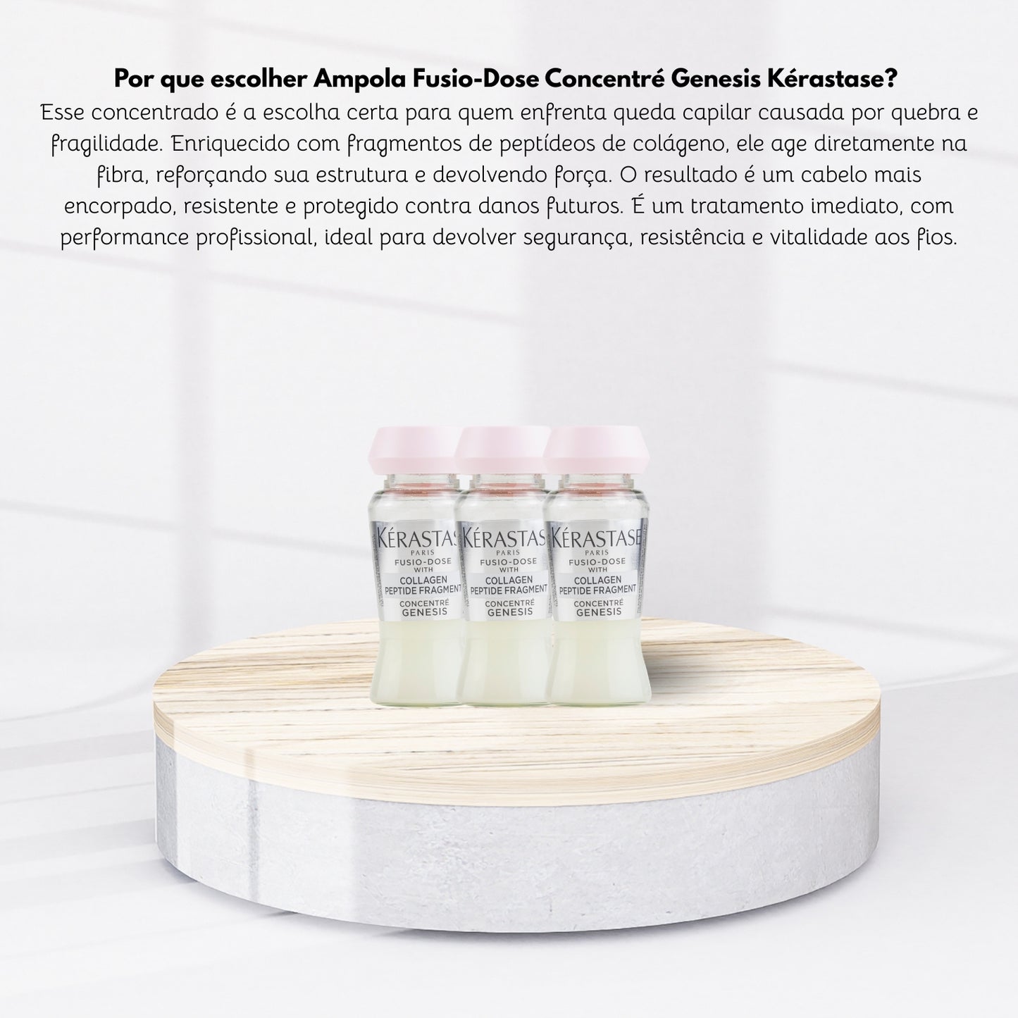 Kit Kérastase Fusio-Dose Concentré Genesis Ampli-Force 3 x 12 ml