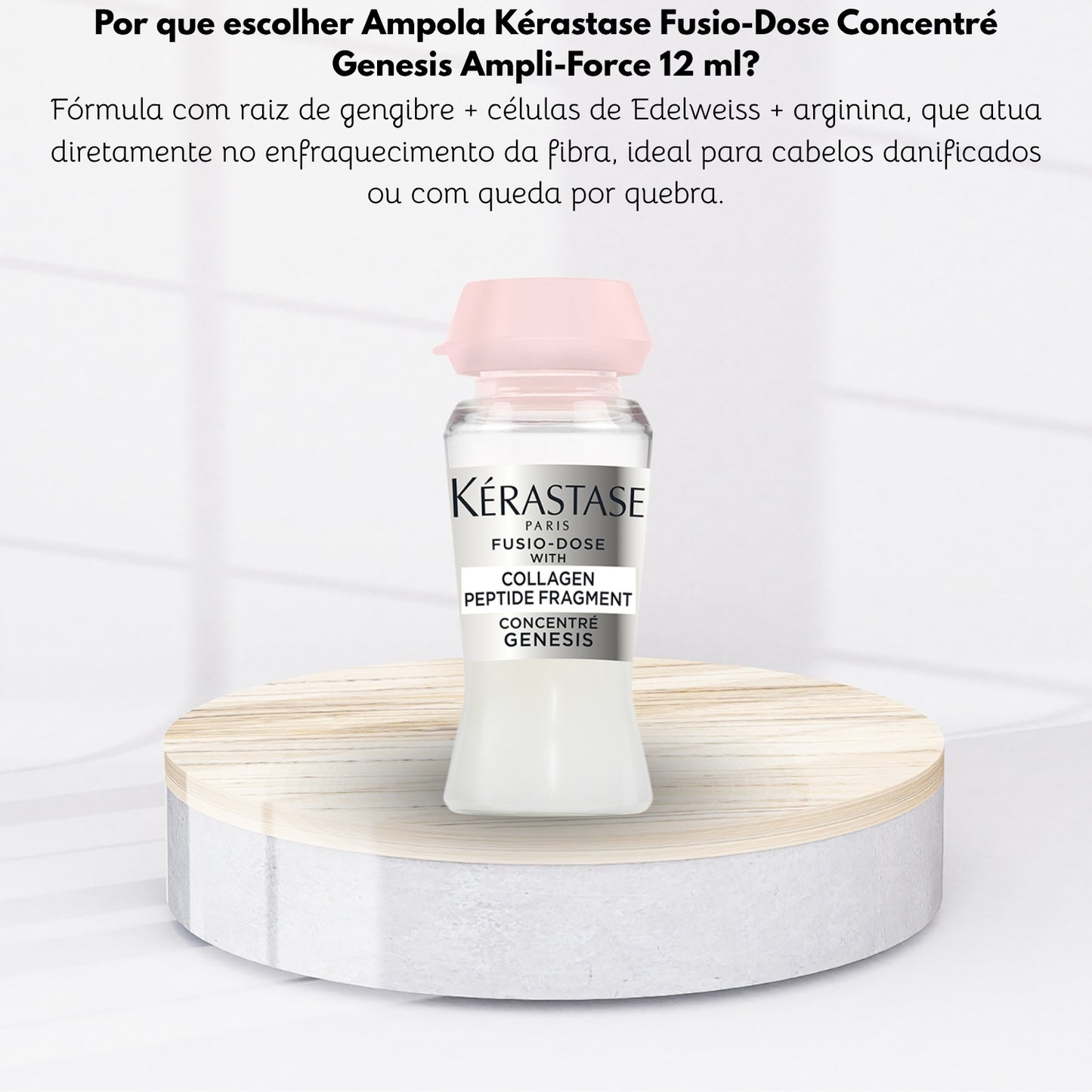 Ampola Kérastase Fusio-Dose Concentré Genesis Ampli-Force 12 ml