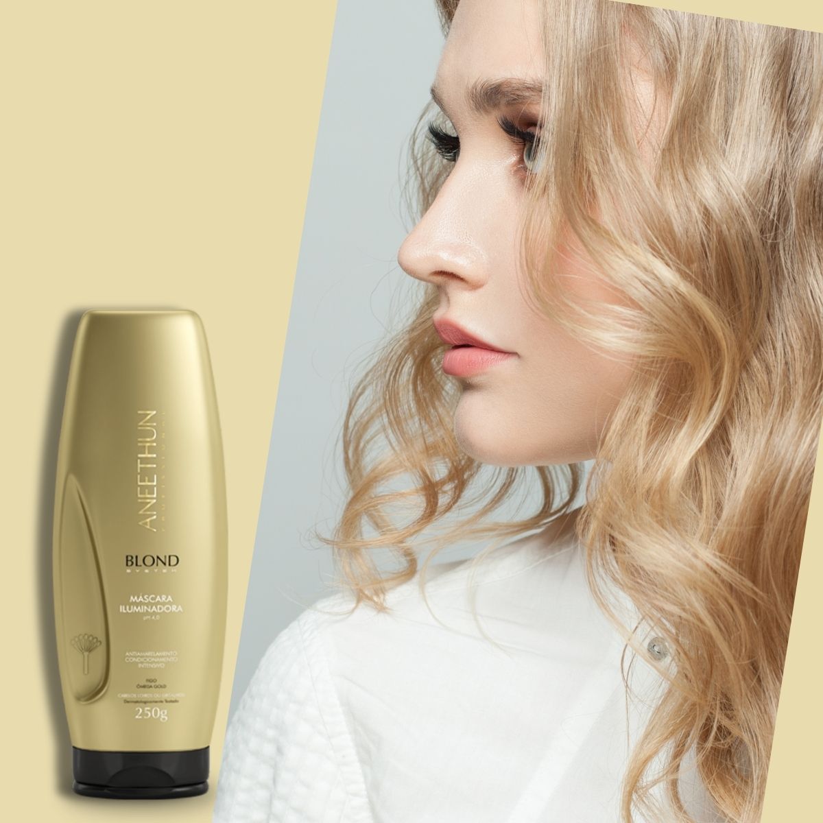 Máscara Aneethun Blond Iluminadora 250 g