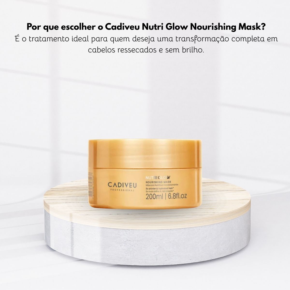 Máscara Cadiveu Nutri Glow Nutritiva 200 ml