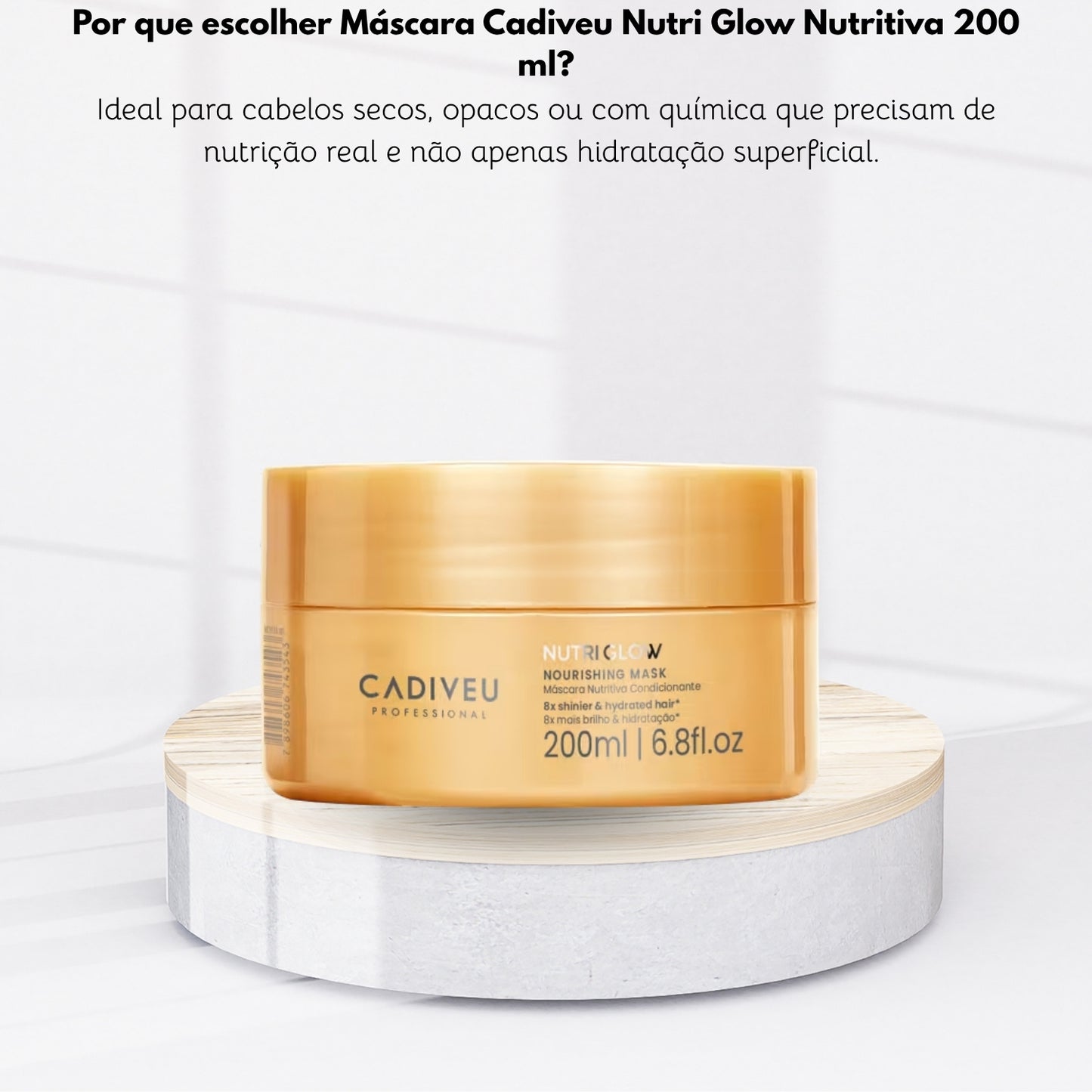 Máscara Cadiveu Nutri Glow Nutritiva 200 ml