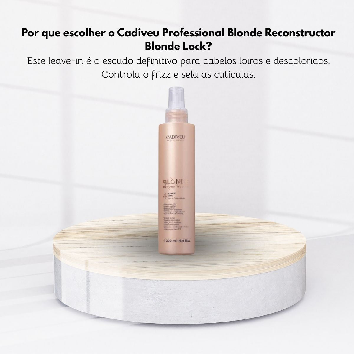 Leave-in Cadiveu Blonde Reconstructor Blonde Lock 200 ml