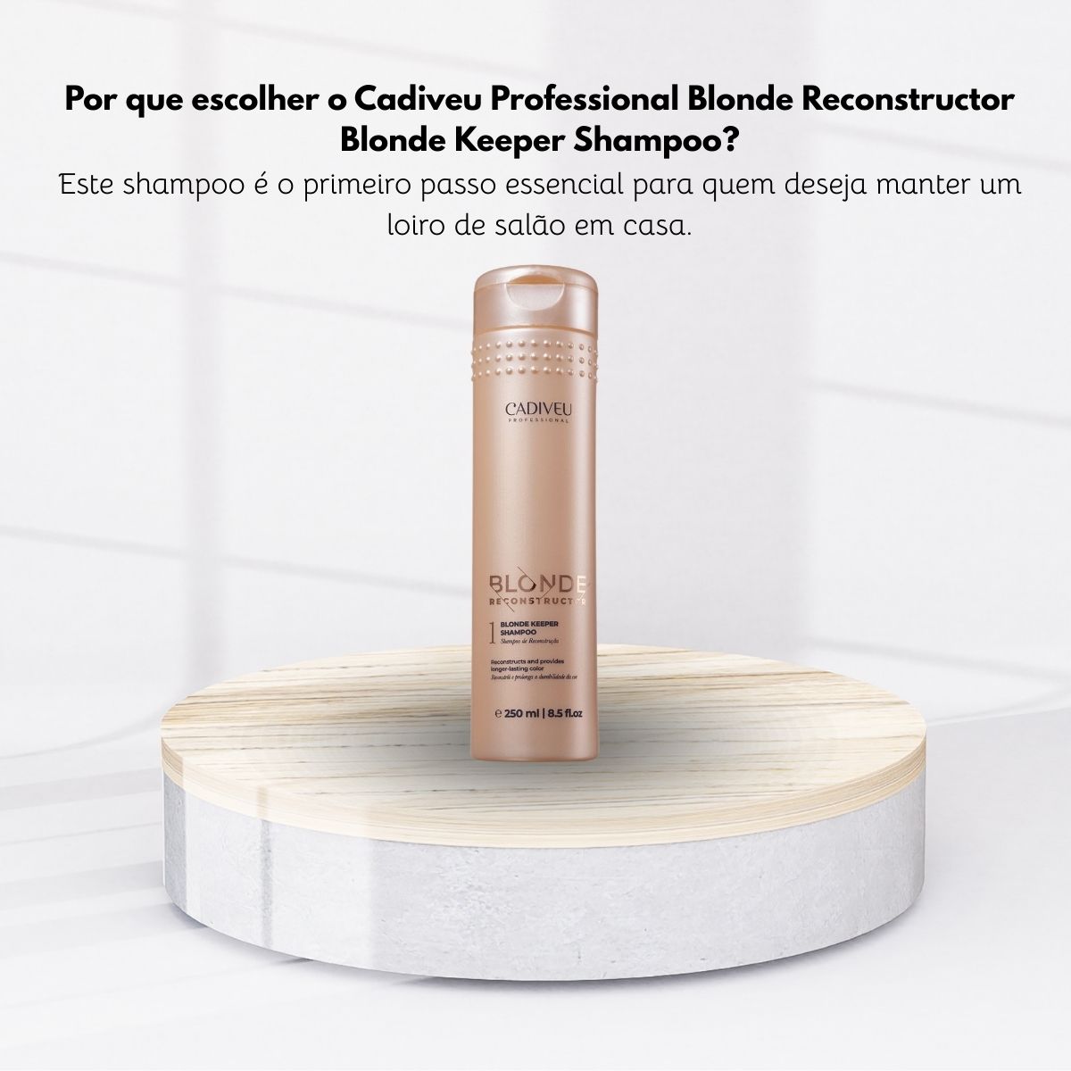 Shampoo Cadiveu Blonde Reconstructor Keeper 250 ml