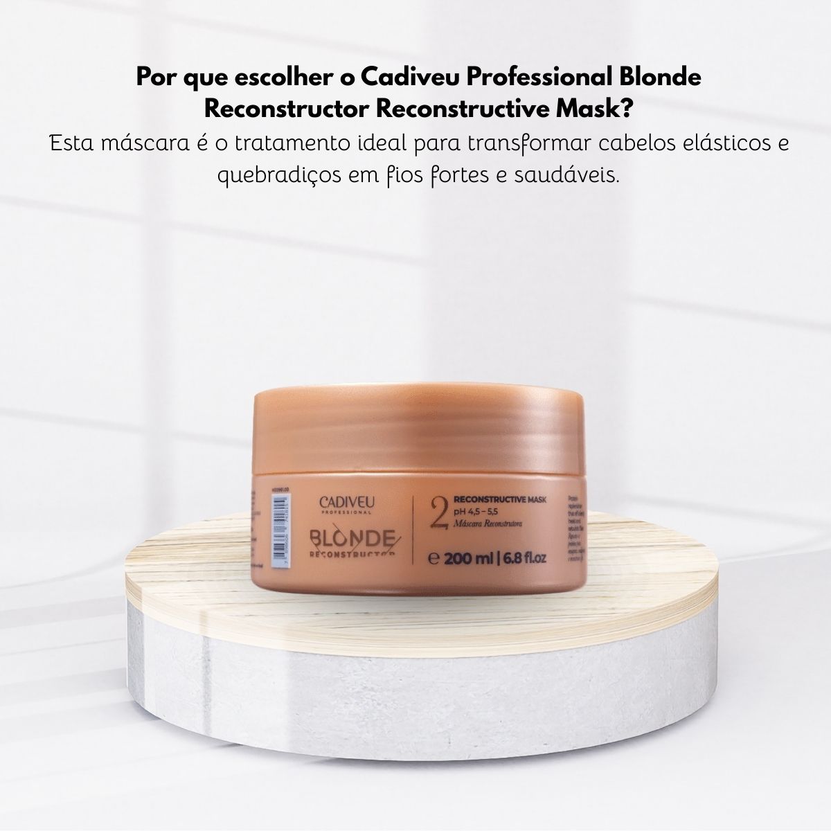 Máscara Cadiveu Blonde Reconstructor Reconstructive 200 ml