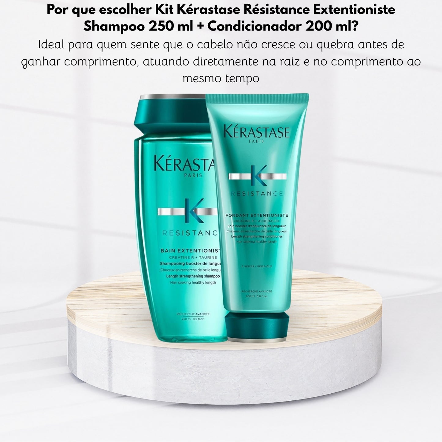 Kit Kérastase Résistance Extentioniste Shampoo 250 ml + Condicionador 200 ml
