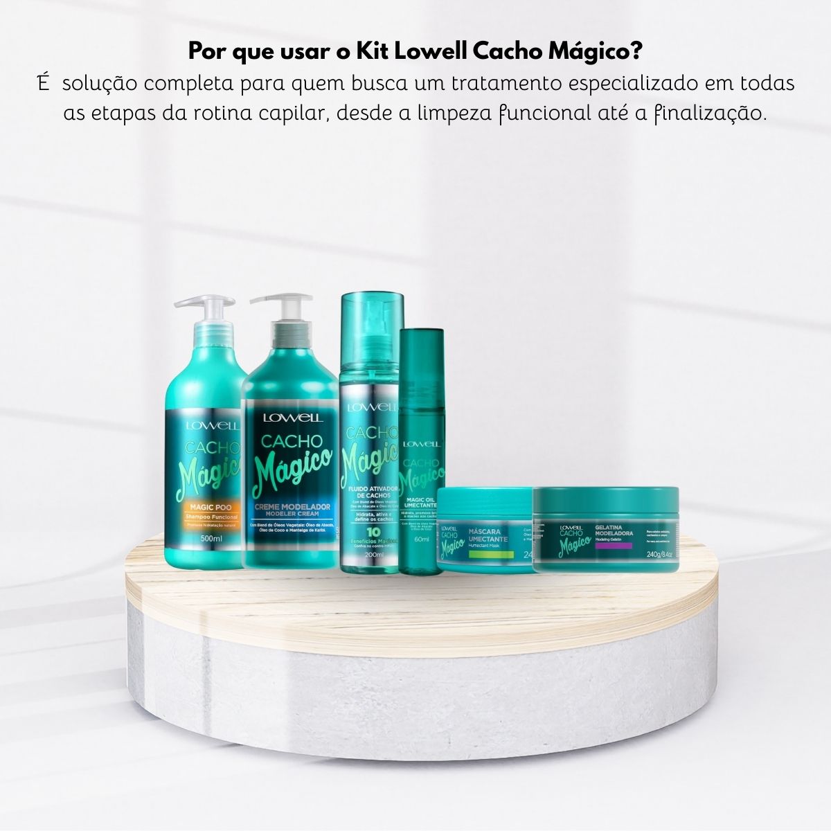 Kit Lowell Cacho Mágico Completo Grande