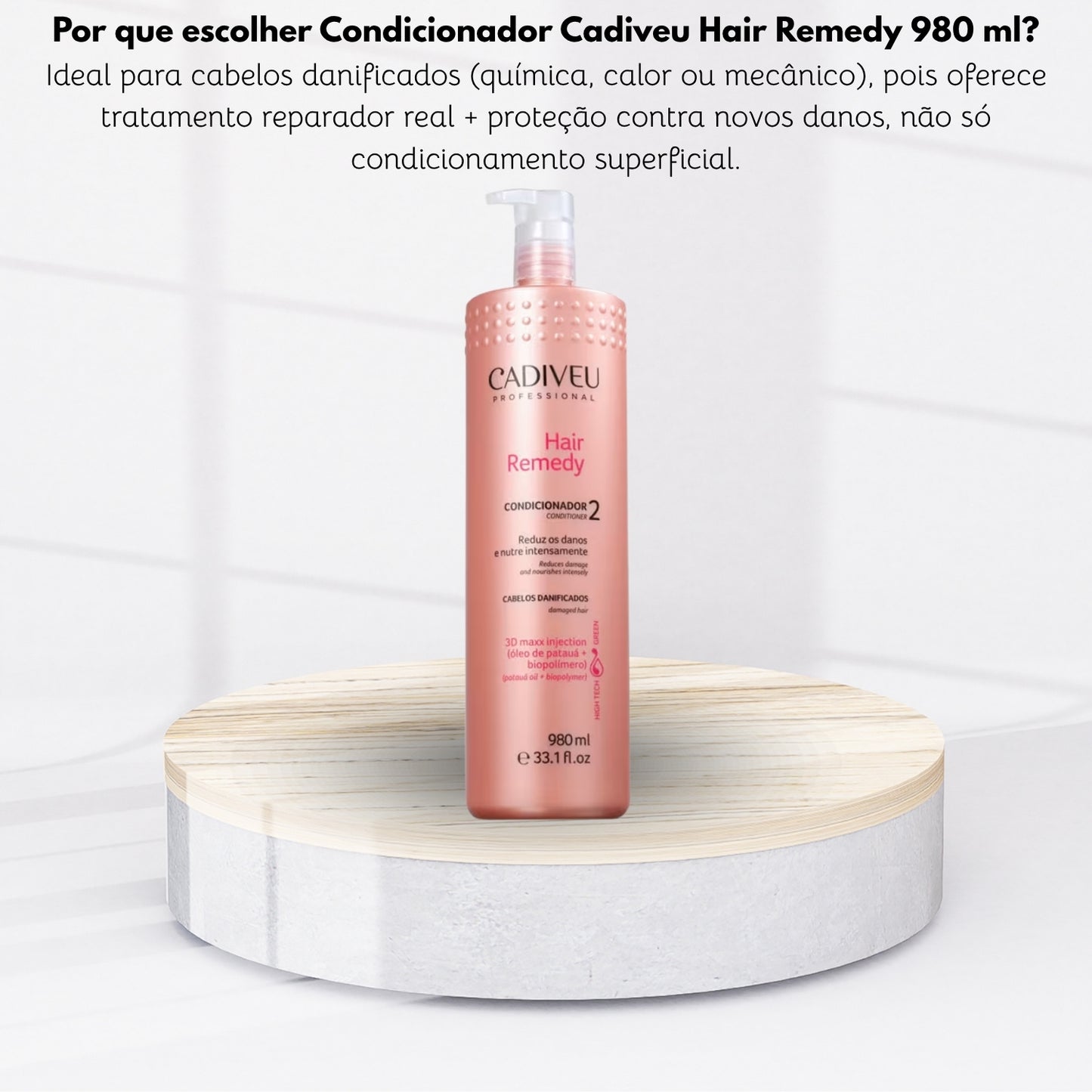 Condicionador Cadiveu Hair Remedy 980 ml