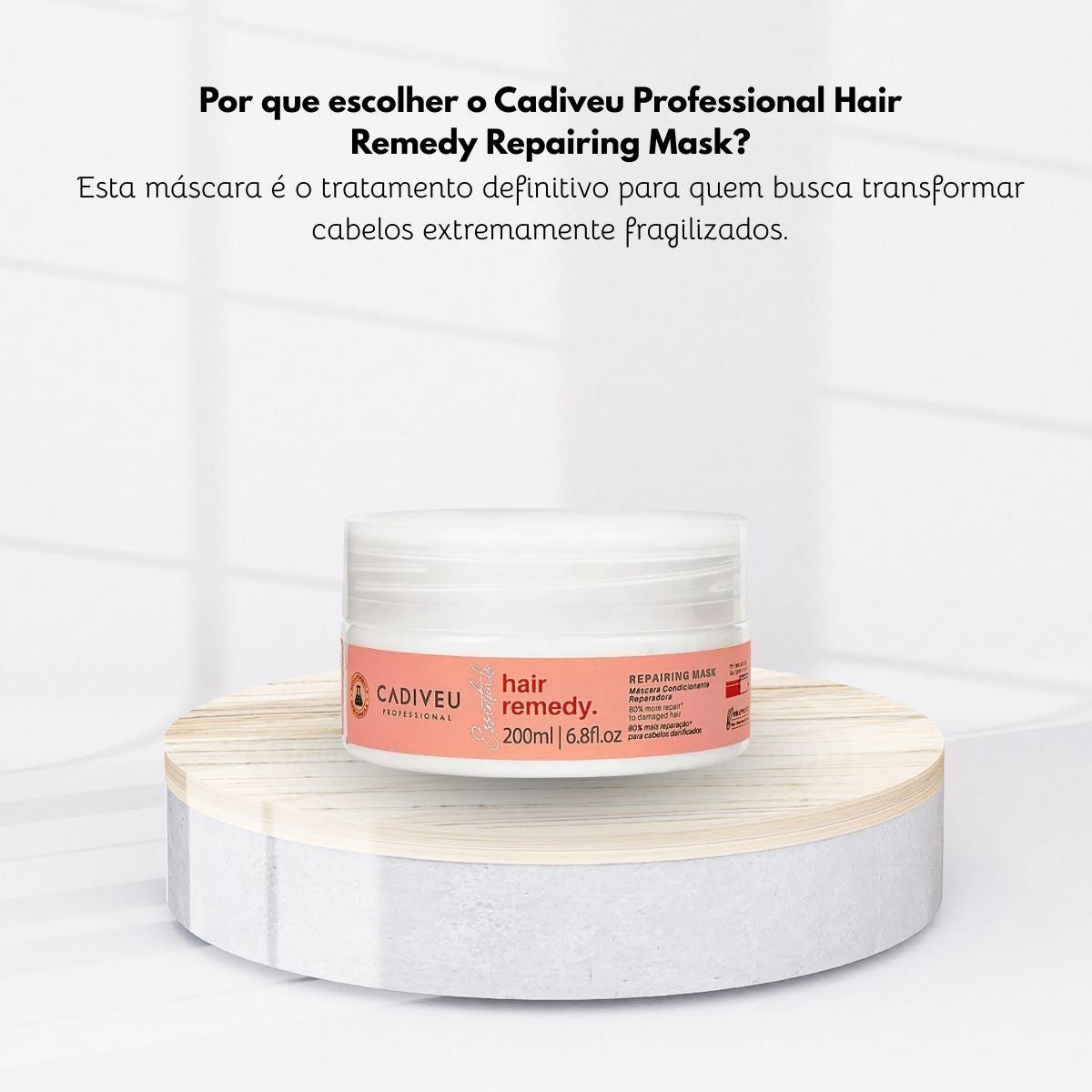 Máscara Cadiveu Hair Remedy Reparadora 200 ml