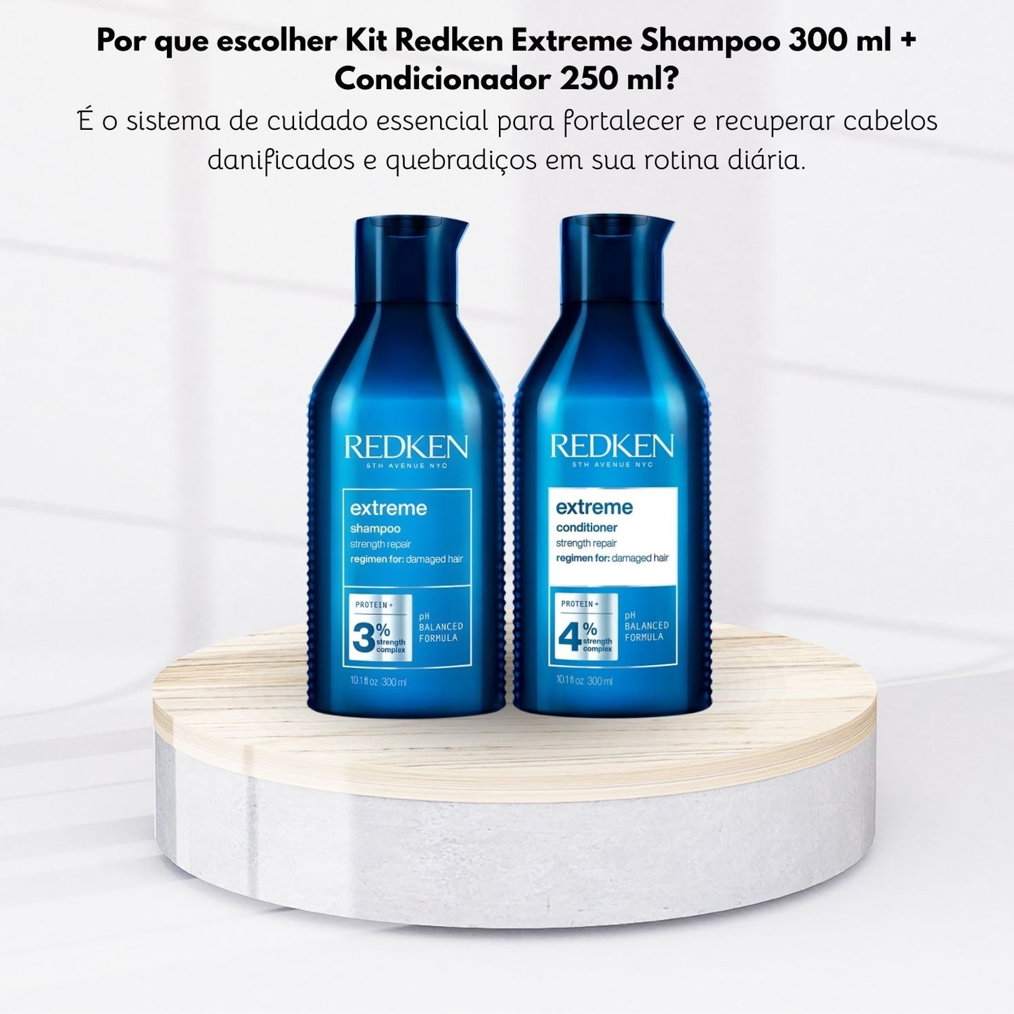 Kit Redken Extreme Shampoo 300 ml + Condicionador 250 ml