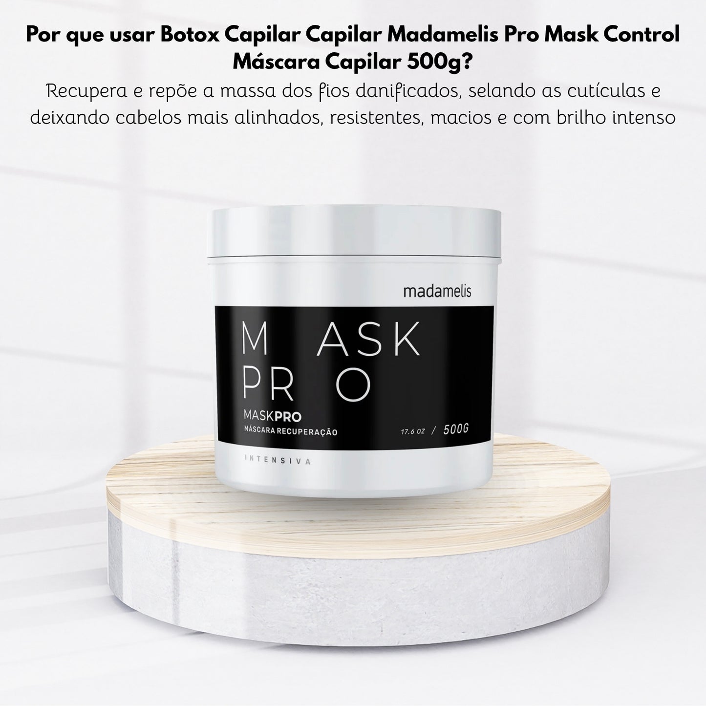 Botox Capilar Capilar Madamelis Pro Mask Control Máscara Capilar 500 g