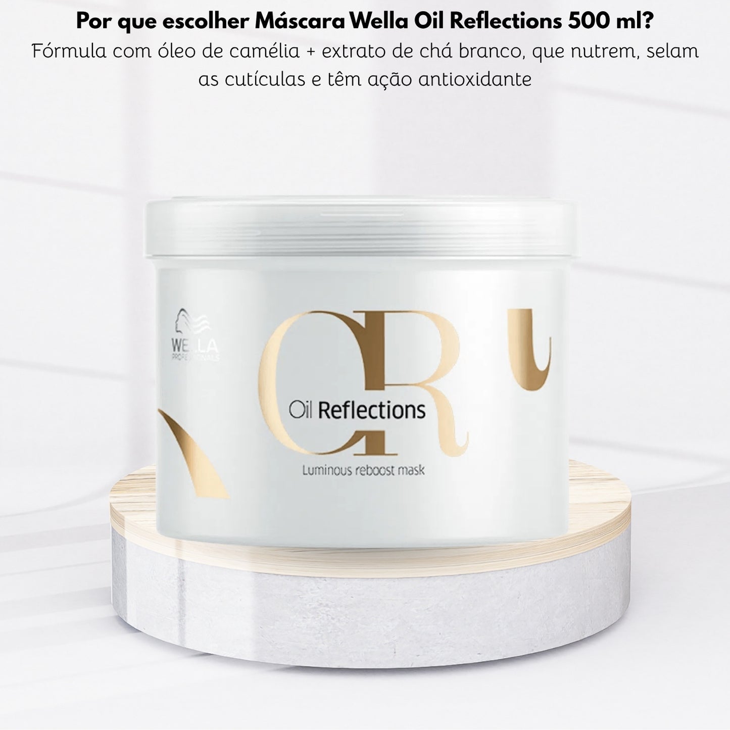 Máscara Wella Oil Reflections 500 ml