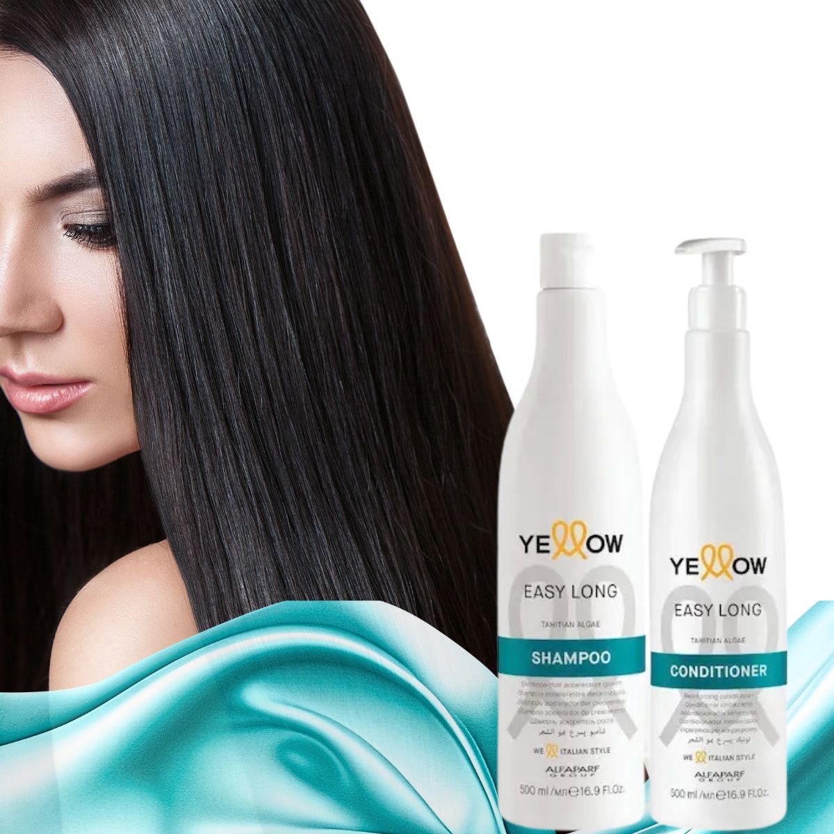 Kit Yellow Easy Long Shampoo 500 ml + Condicionador 500 ml