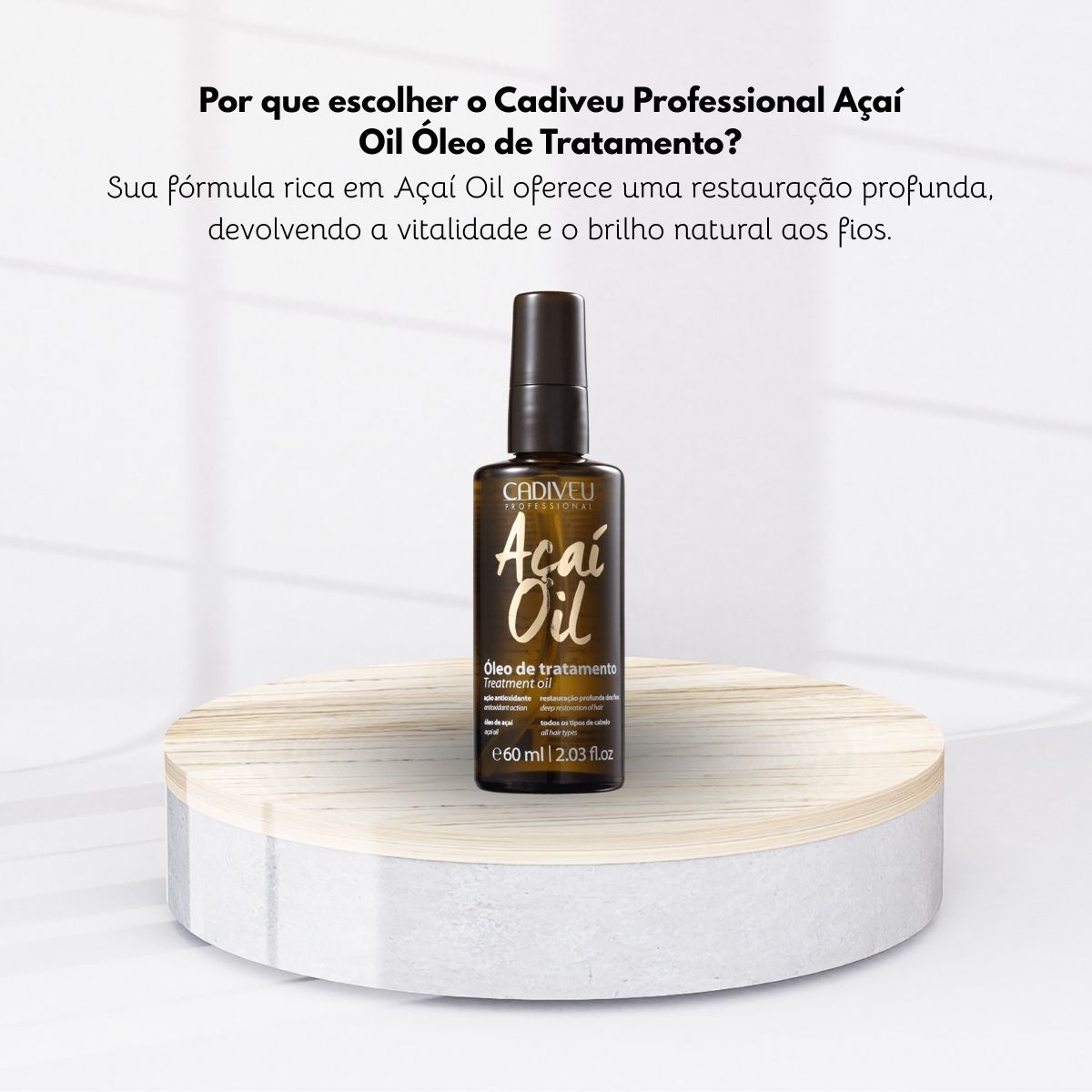 Oleo Cadiveu Açaí Oil 60 ml