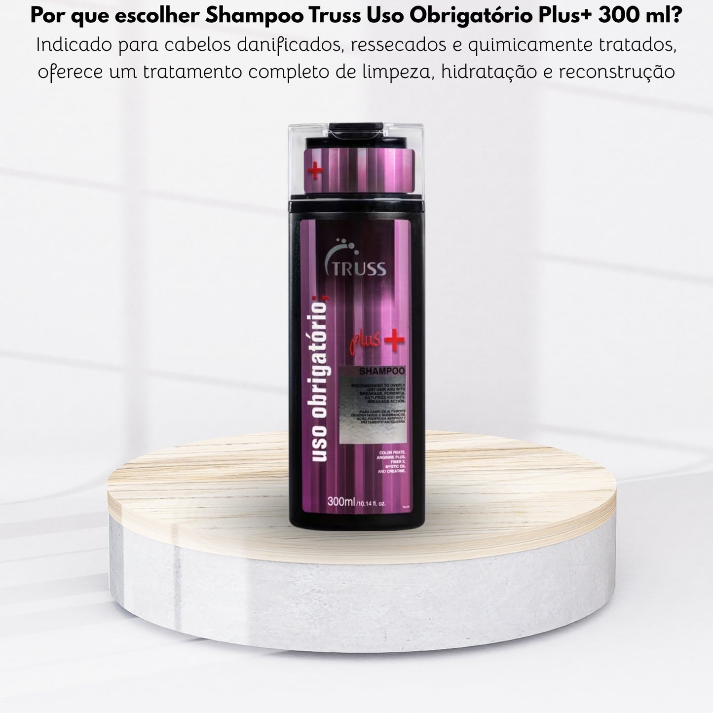 Shampoo Truss Uso Obrigatório Plus+ 300 ml