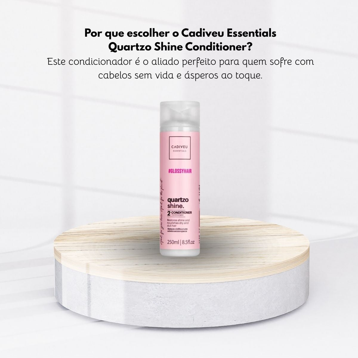 Condicionador Cadiveu Boca Rosa Hair Quartzo 250 ml