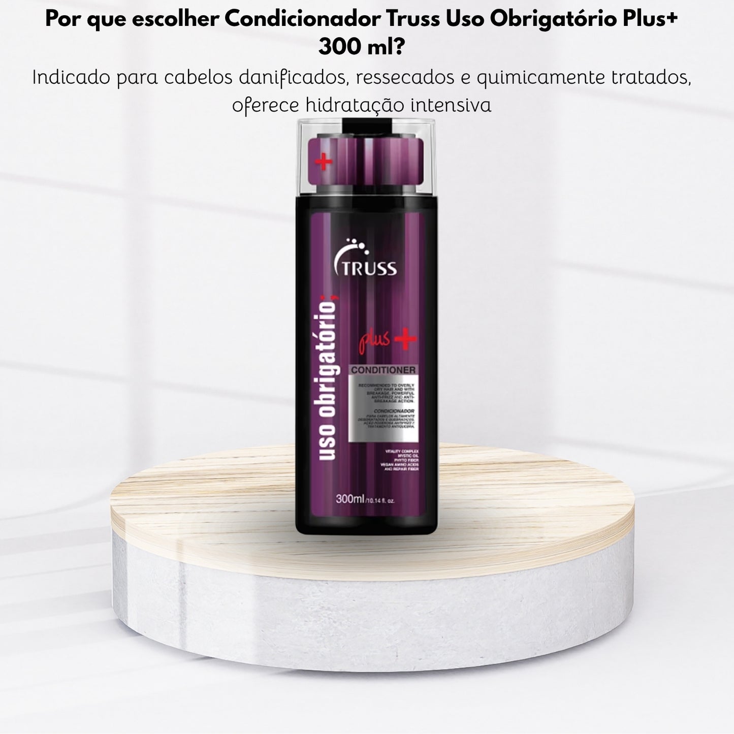 Condicionador Truss Uso Obrigatório Plus+ 300 ml
