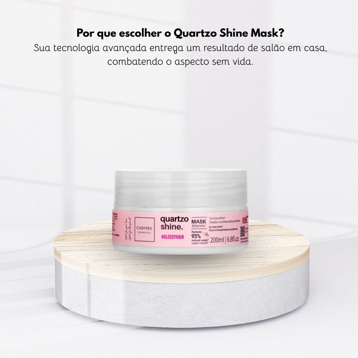 Máscara Cadiveu Boca Rosa Hair Quartzo Condicionante 200 ml