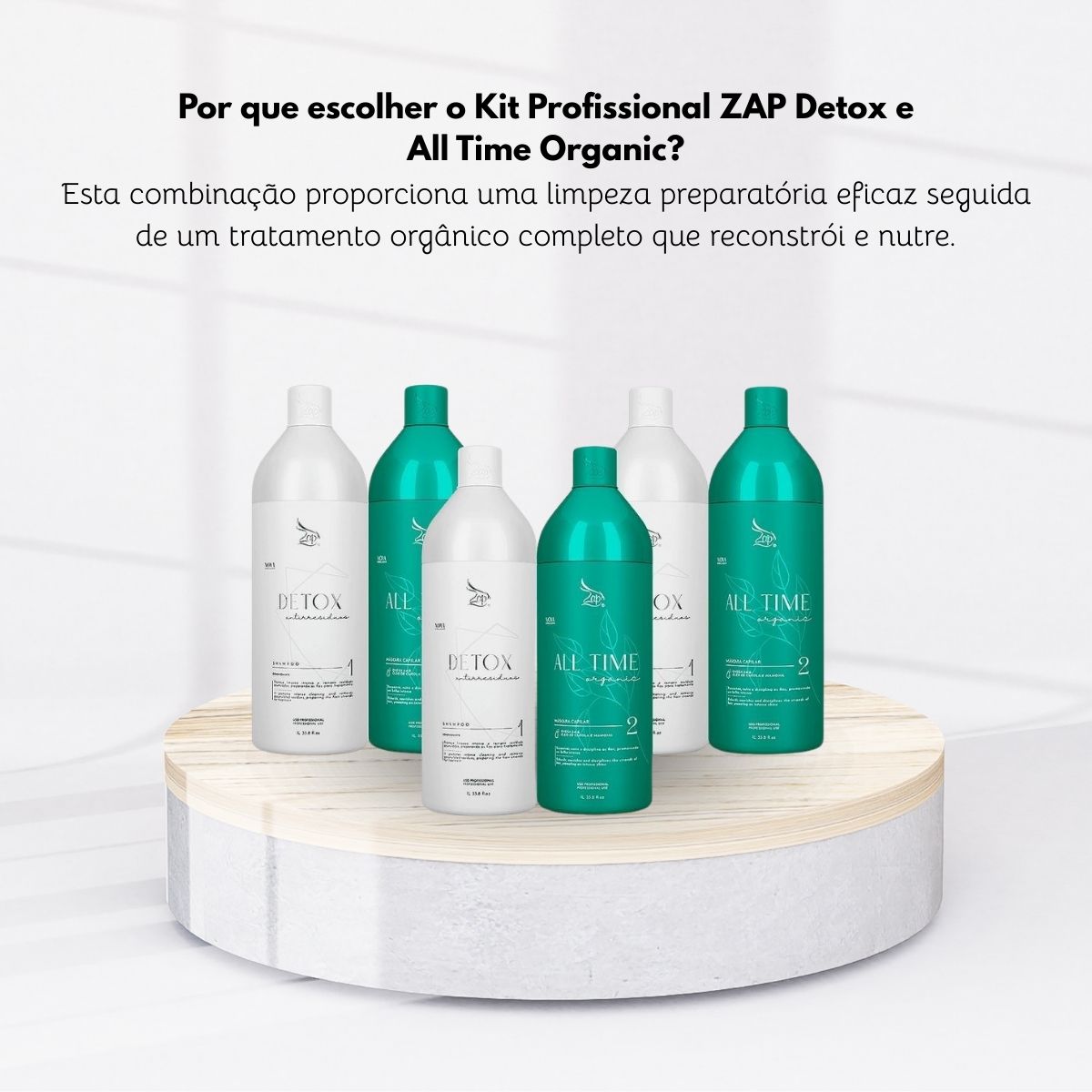 Kit Zap All Time Organic Progressiva 3 (2 X 1 Litro)