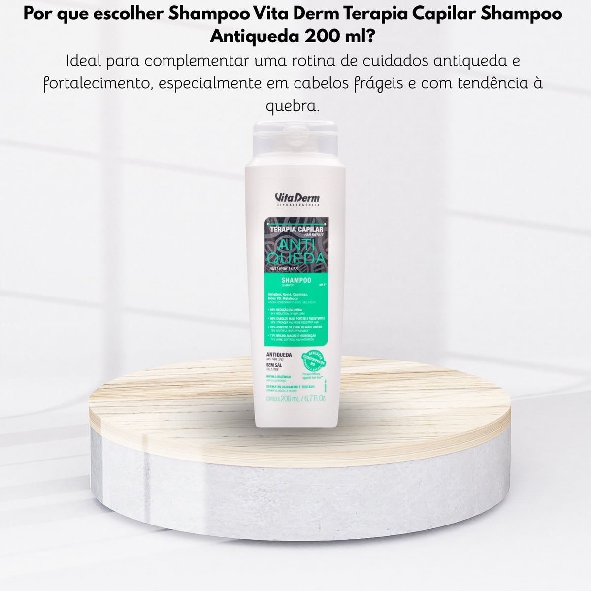 Shampoo Vita Derm Terapia Capilar Shampoo Antiqueda 200 ml